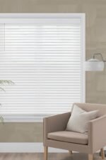 Classic White Fauxwood Venetian