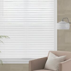 Classic White Fauxwood Venetian