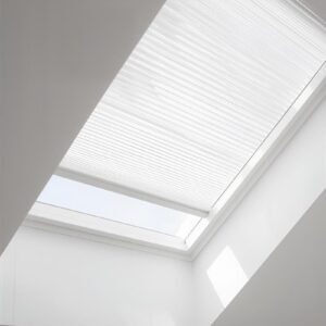 Pleated Skylight Blind – White