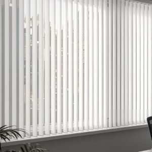 White Sheer Vertical Blind